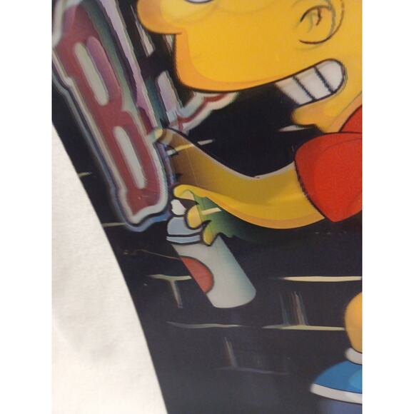 Bart Simpson 3D Movement backwoods Holographic Poster Shorts On/Off But Vintage - Picture 16 of 16